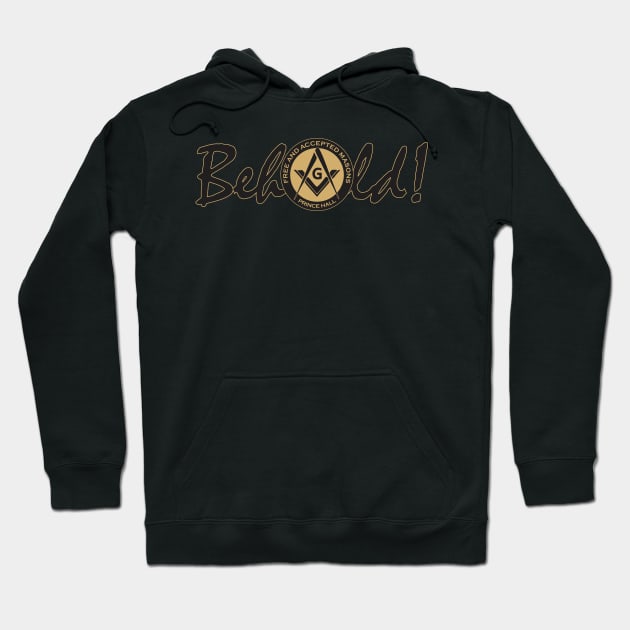 Behold! (Black and Gold) Hoodie by Brova1986